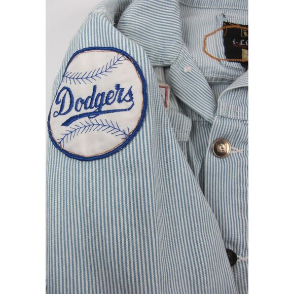 Vintage Classic Blue Denim Jean Jacket Distressed Size Large Trucker NWT - Picture 9 of 13